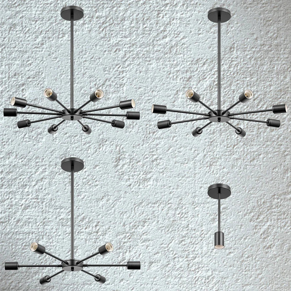 Afralia™ LED Ceiling Light: Modern Chandelier for Bedroom, Hall, Kitchen - Creative Home Decor Lighting
