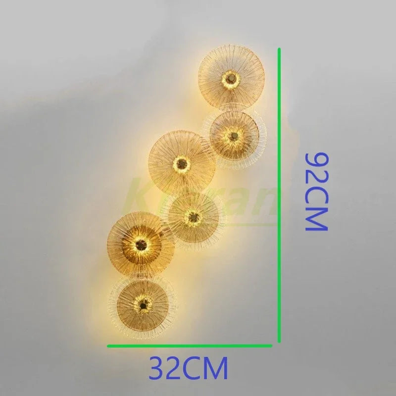 Afralia™ Crystal LED Wall Lamps for Living Room Bedroom Decor