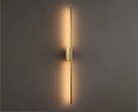 Afralia™ LED Copper Wall Lamp for Bedroom, Living Room & Hotel Decor