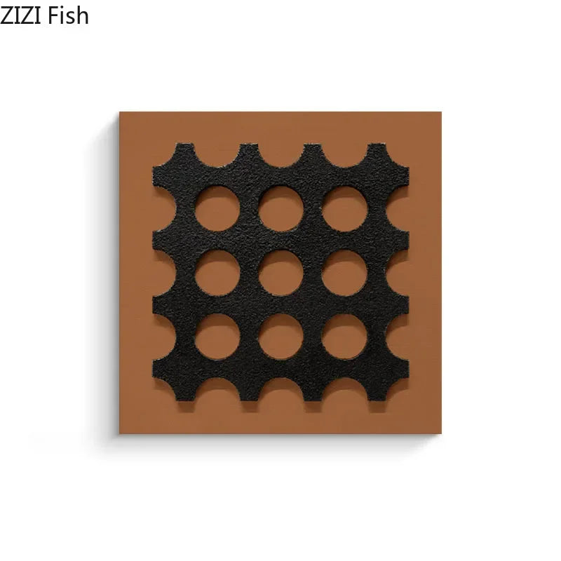 Geometric Art Patterns Wall Hanging for Living Room by Afralia™