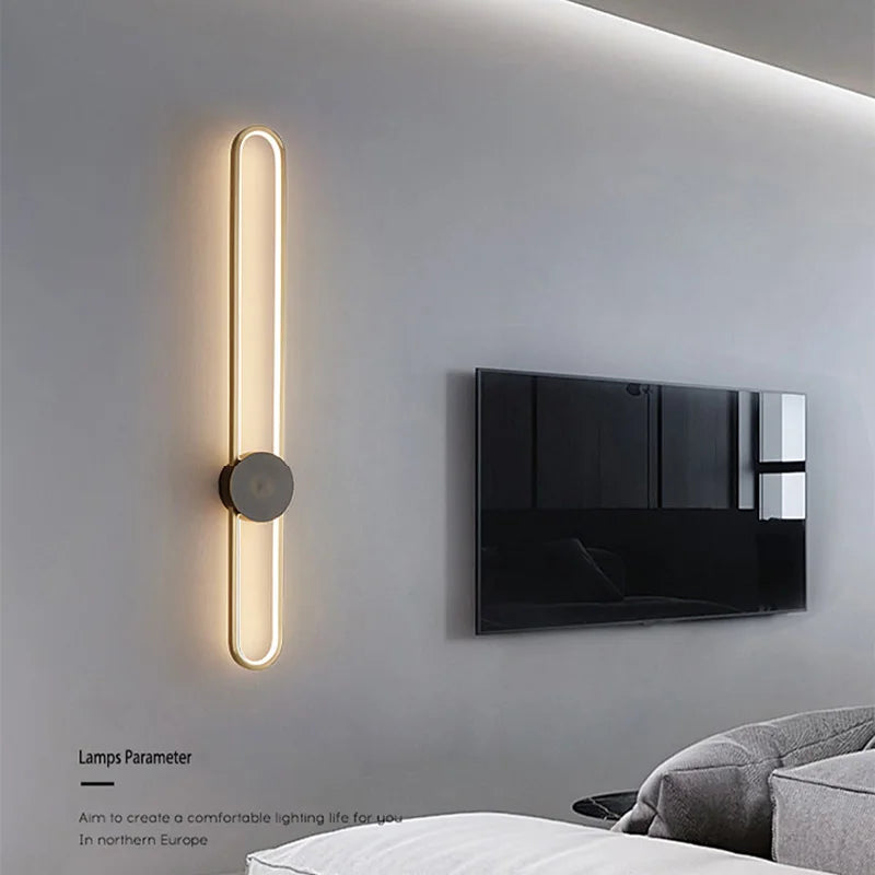 Afralia™ Modern Nordic LED Wall Lamp for Home Decor and Lighting in Living Room