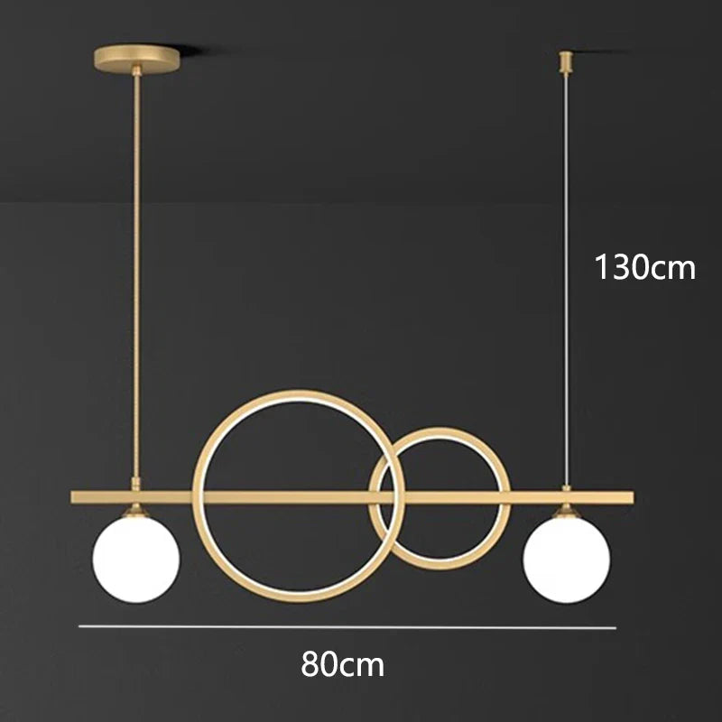 Afralia™ Modern Chandeliers: Dining Room Pendant Light Hanging Ceiling Lamps