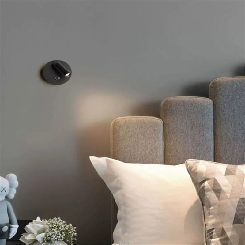 Afralia™ LED Magnetic Wall Light Touch Dimmable Bedside Lamp