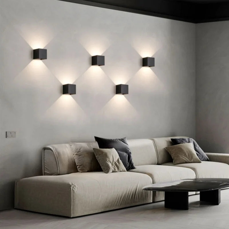 Afralia™ LED Wall Lamp: Modern Nordic Style for Living Room, Bedroom, and Aisle Lighting