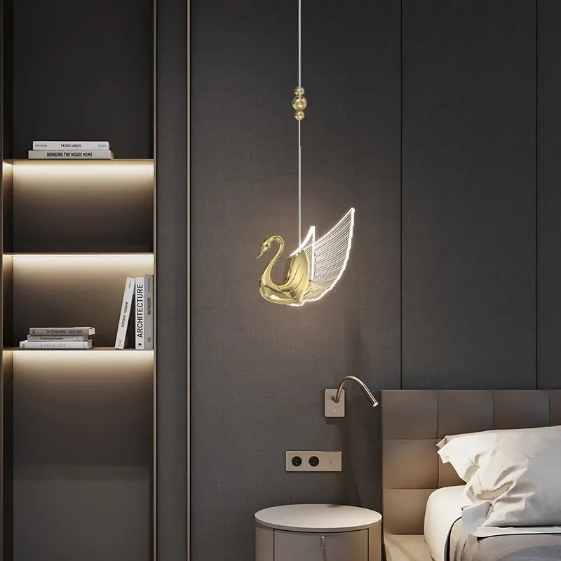 Afralia™ Rotatable Nordic Chandelier: Multi-Styling LED Round Ceiling Pendant Lamp