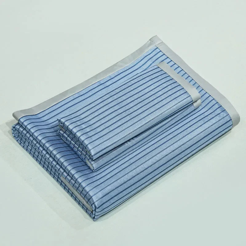 Afralia™ Cooling Bed Mat Set: Foldable, Skin-Friendly Sleeping Cushion with Elastic Band
