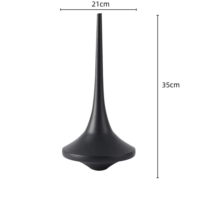 Afralia™ Metal Geometric Spinning Top Decor | Home Decoration Crafts