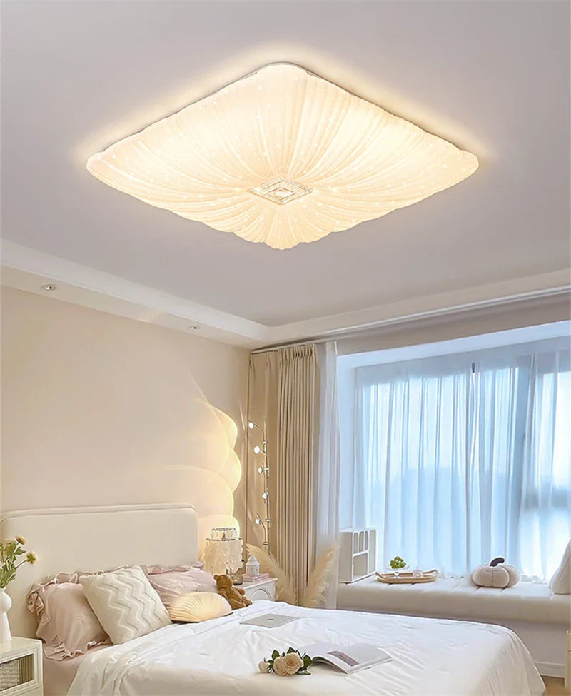 Afralia™ Round Pumpkin Ceiling Chandelier: Nordic Style LED Lighting for Living Room, Kitchen, and Restaurant