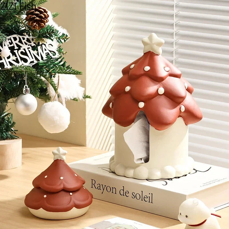 Afralia™ Christmas Tree Ceramic Ashtray - Creative Desktop Weed Tray Gift