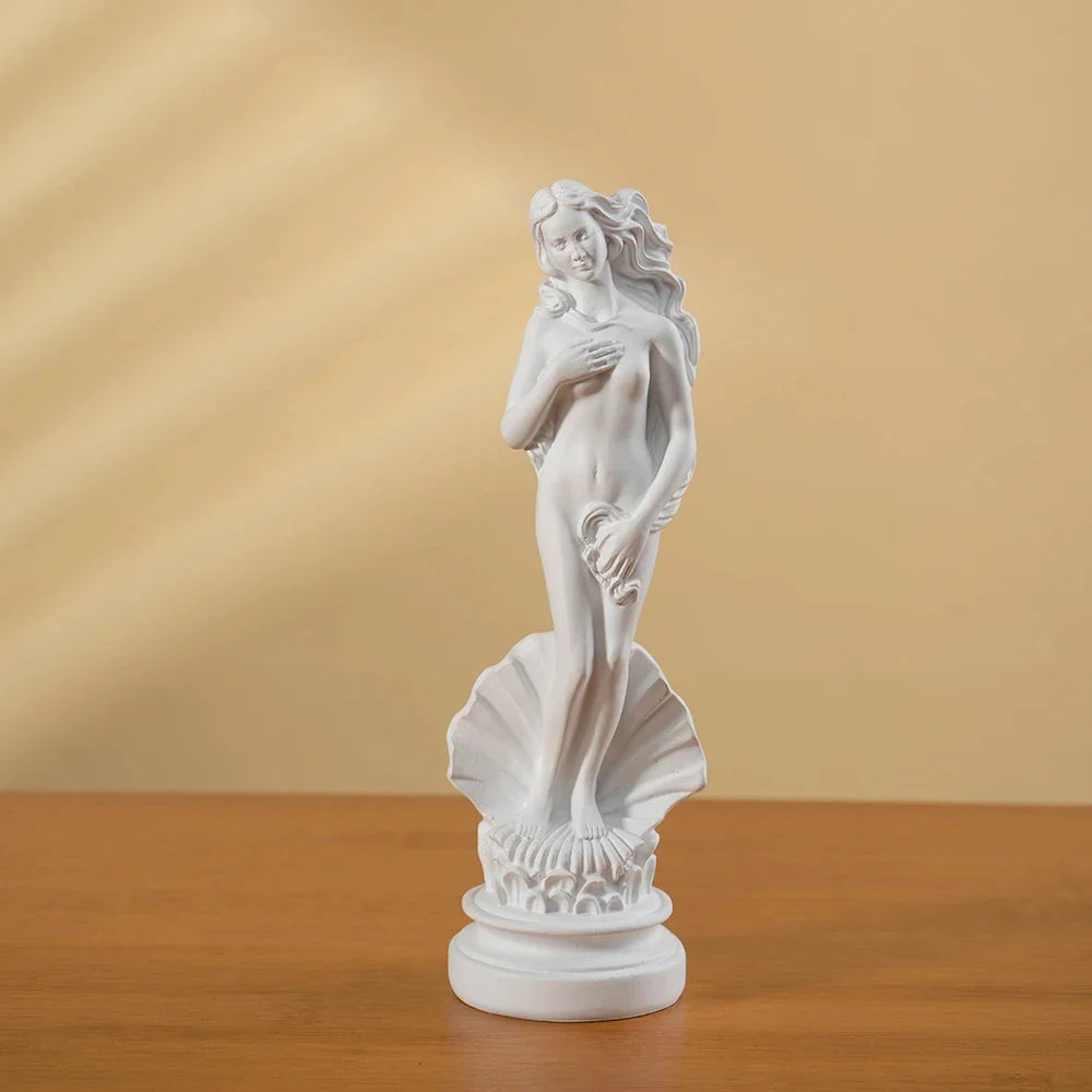 Afralia™ 18cm Aphrodite Sculpture: Greek Goddess Statue for Home & Office Decor