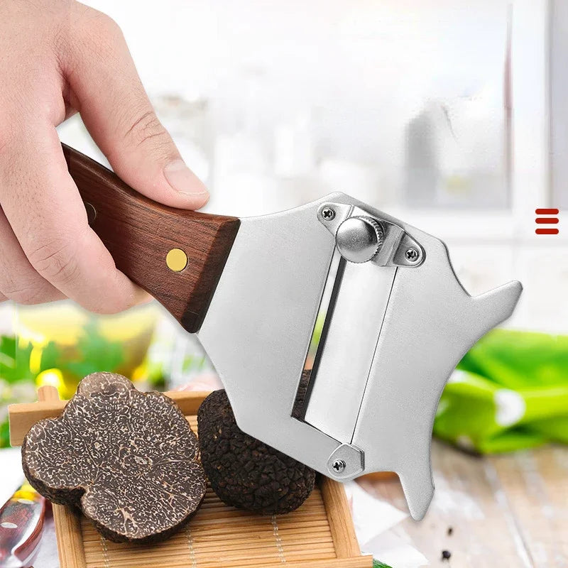 Afralia™ Stainless Steel Blade Slicer for Cheese, Chocolate, Vegetables, Garlic and Truffle