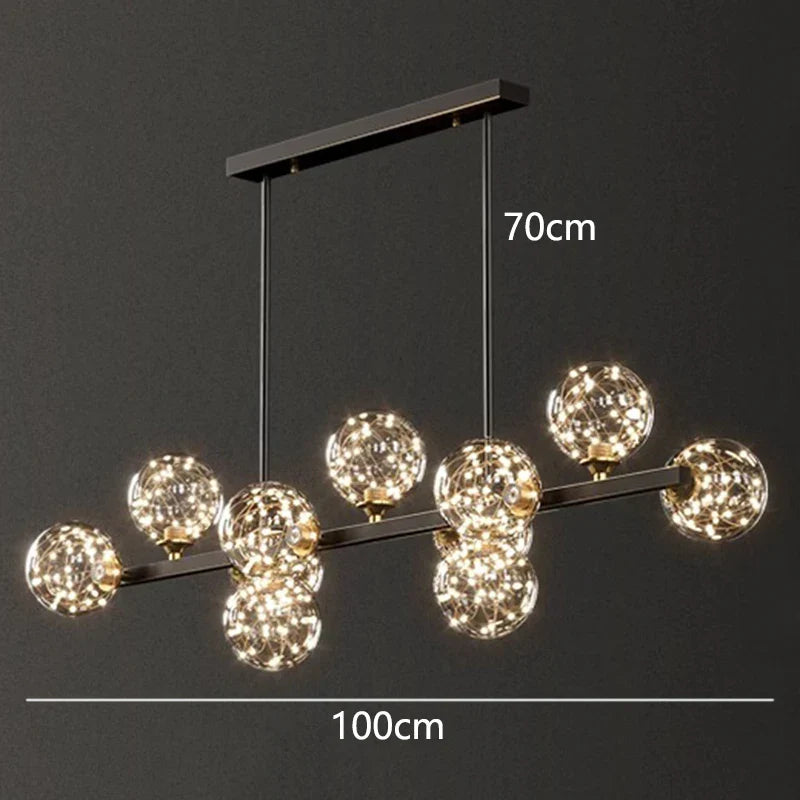 Afralia™ Modern LED Pendant Light for Living and Dining Room Chandeliers