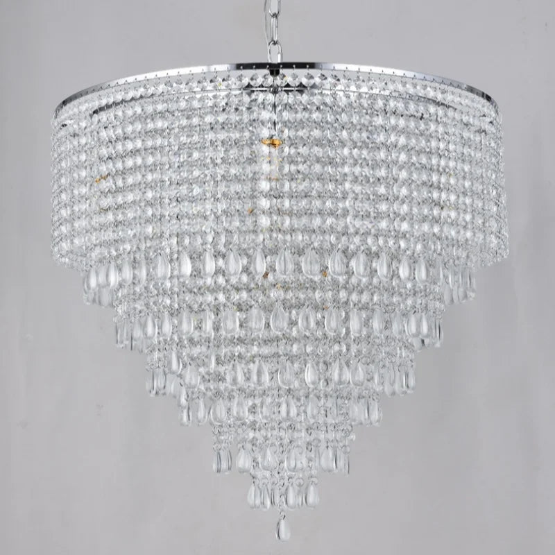 Afralia™ Crystal Pendant Light: Modern Luxury for Hotel Wedding and Restaurant Atmosphere