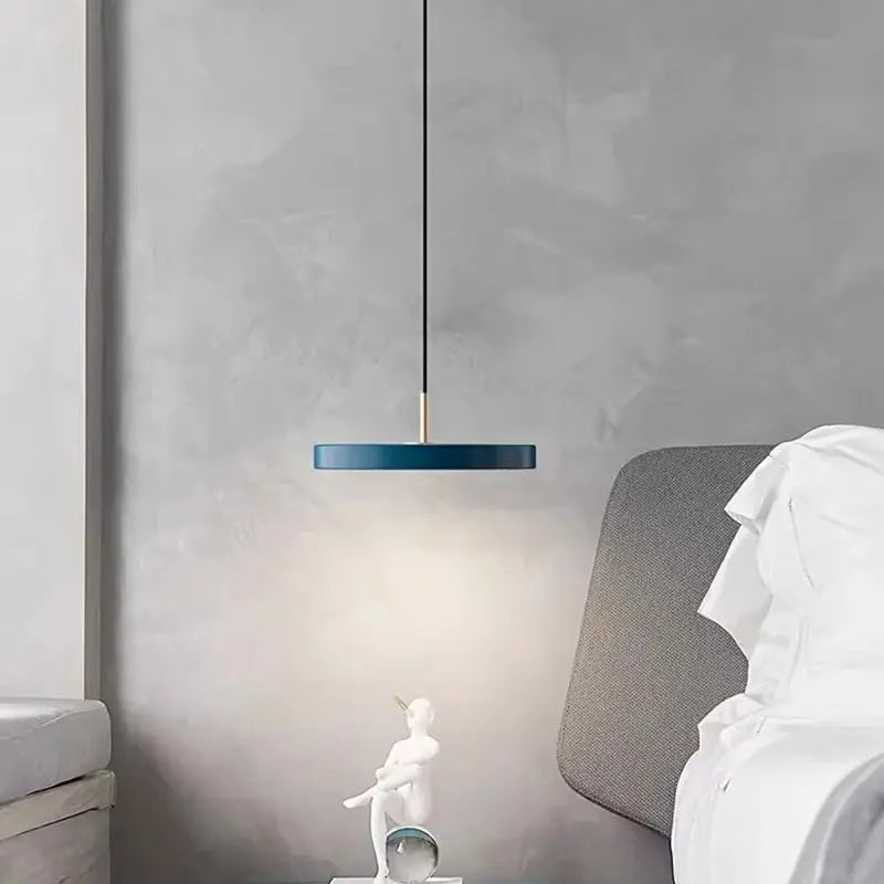 Afralia™ LED Study Disc Pendant Light for Bedroom Living Room Office Decor