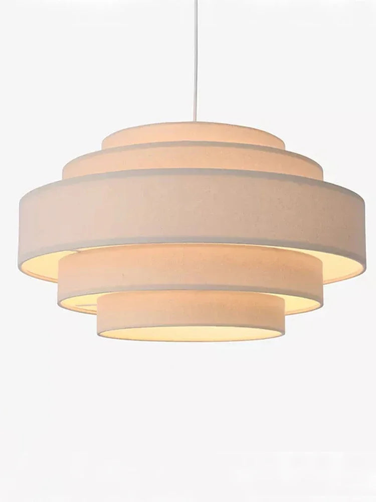 Afralia™ Fabric Chandelier: Modern LED Pendant Lamp for Dining Room, Kitchen Island, and Foyer