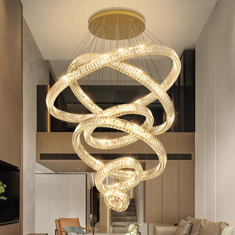 Afralia™ Modern Pendant Lights: Indoor LED Chandelier Ceiling Lamp