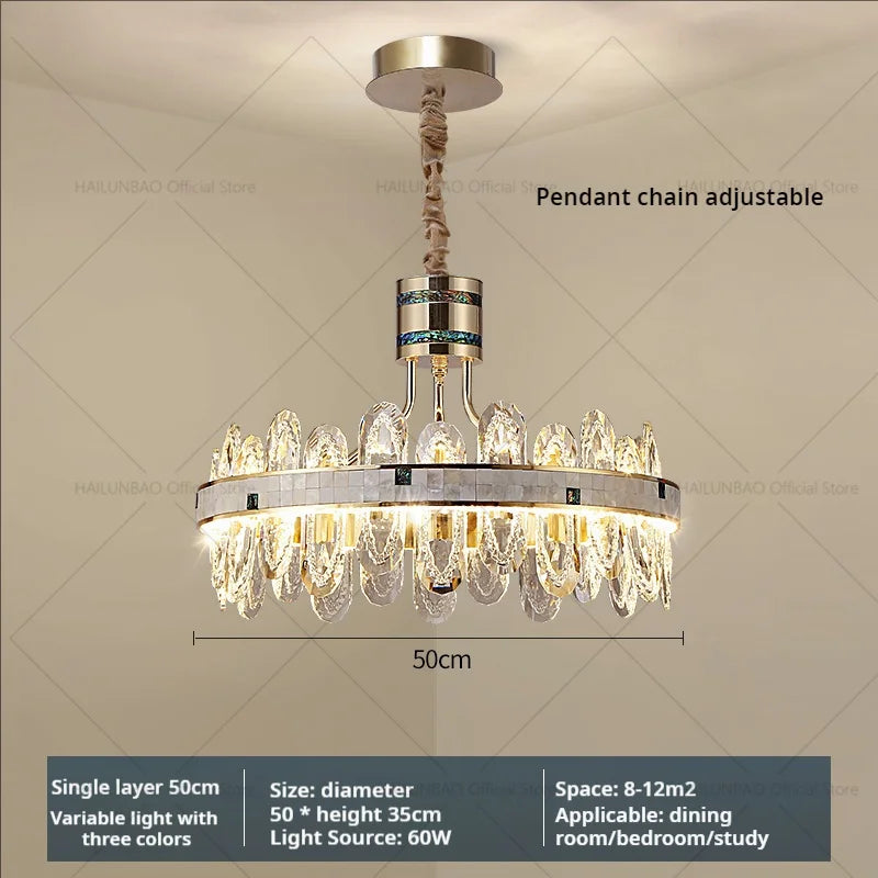 Afralia™ 2024 High-End Villa Crystal Chandelier with Hollow Design for Luxurious Living Rooms
