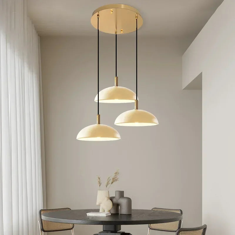 Afralia™ Glass Pendant Light: Stylish Ceiling Hanging Lamp for Home and Restaurant Decor