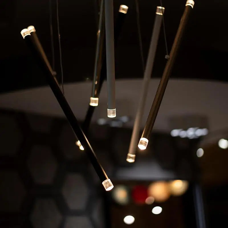 Afralia™ LED Chandelier: Luxury Indoor Lighting for Living Room, Hall, Staircase