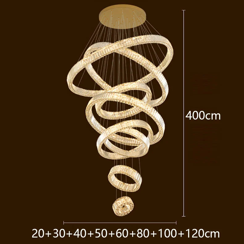 Afralia™ LED Chandelier for Modern Bedroom Living Room Decor Lighting