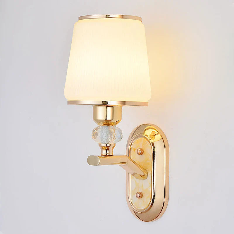 Afralia™ Crystal Bedside Wall Sconce - Modern Minimalist LED Wall Light Fixtures