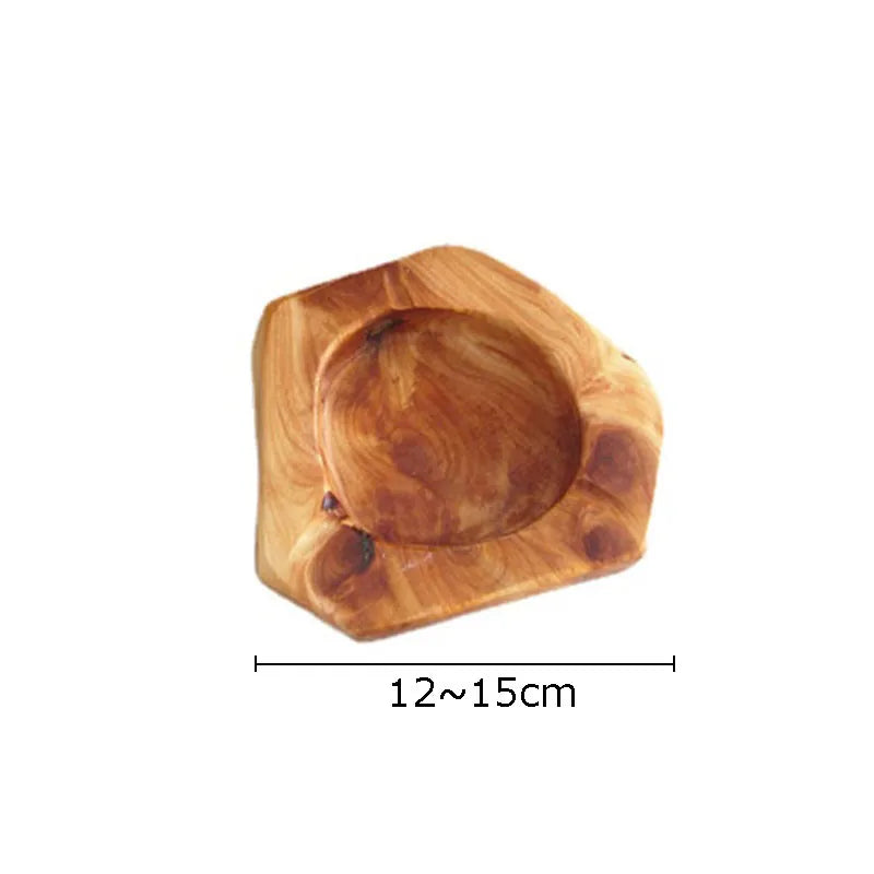 Afralia™ Wooden Geometry Ashtray for Smoking Weed and Cigars - Minimalist Design