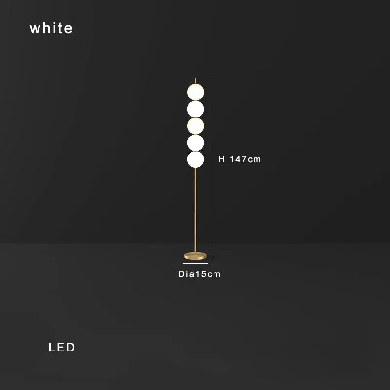 Afralia™ Modern LED Floor Lamp for Home Decor Standing Light for Sofa, Easy Install