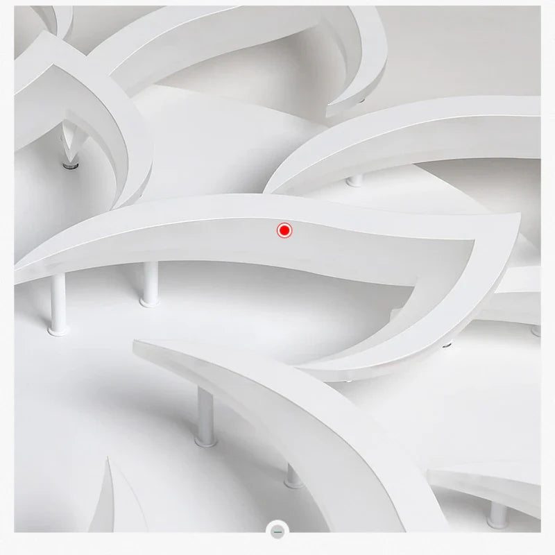 Afralia™ Lotus Chandelier: Modern LED Ceiling Light Fixture for Home, Living Room, Bedroom.