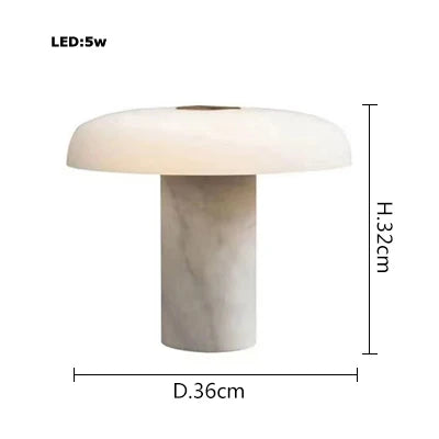 Afralia™ Marble Element Table Lamp - Indoor Desk Light for Bedroom, Study & Home Decor