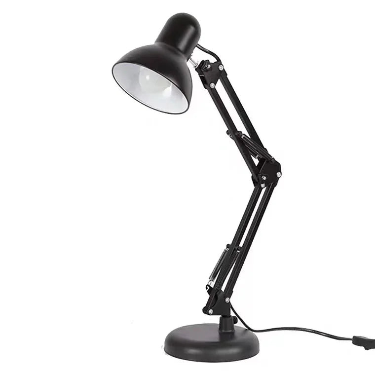 Afralia™ Adjustable Swing Arm LED Desk Lamp with Switch for Office Reading and Bedside