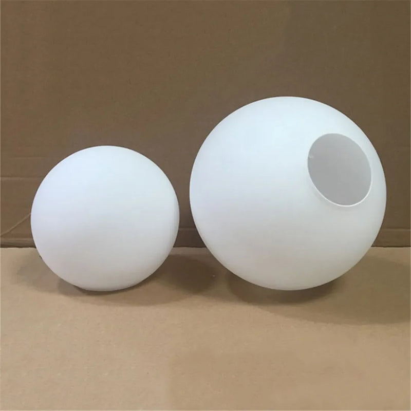 Afralia™ Matte White Glass Shades Replacement for Globe Light Cover in various sizes