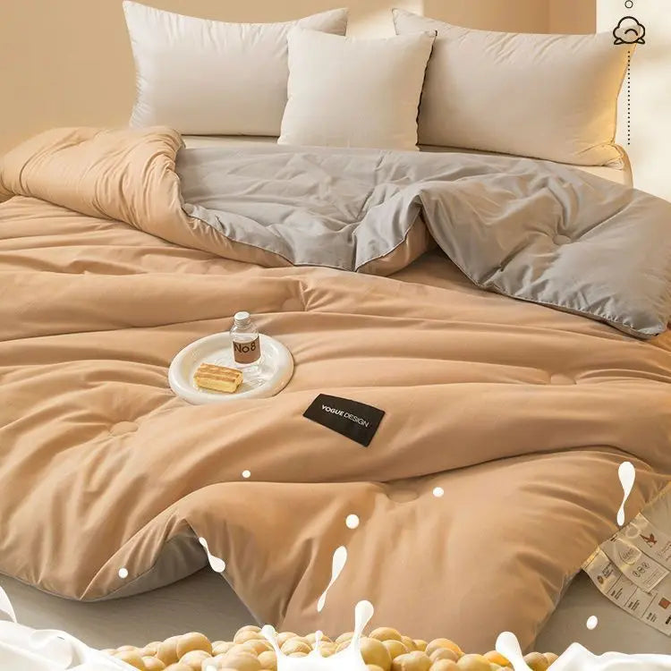 Afralia™ Soya Fibre Filled Quilted Comforter Blanket Core