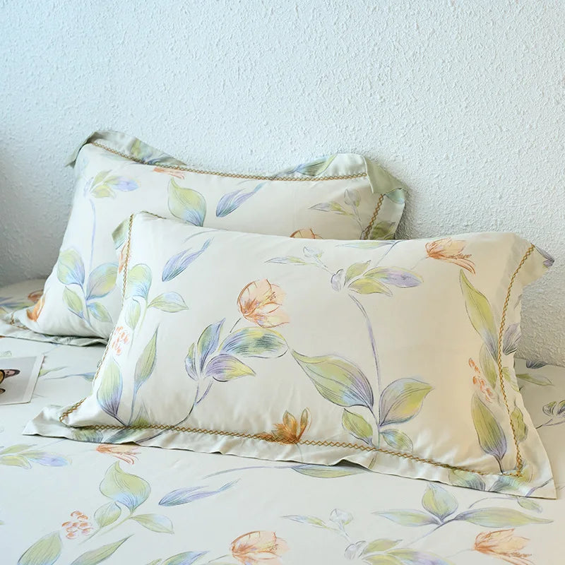 Afralia™ Luxury Silk Printed Pillowcase in High-Quality Lyocell Fiber