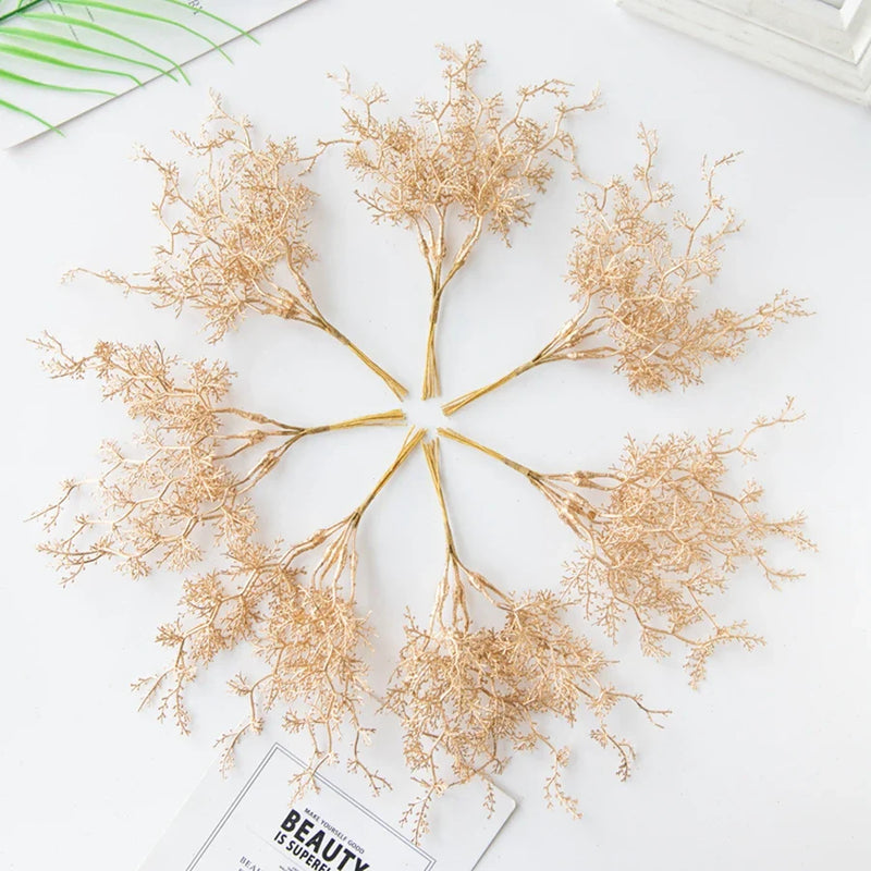 Artificial Golden Silvery Branches for Home Décor by Afralia™