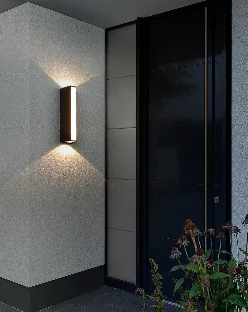 Afralia™ Outdoor Aluminum Wall Light - Waterproof Garden Wall Lamp