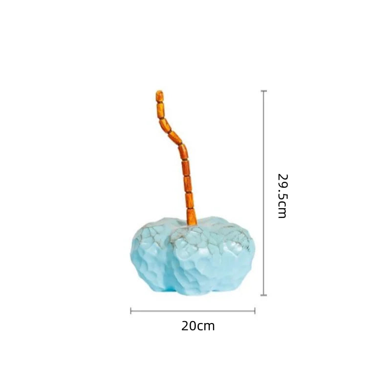 Afralia™ Pumpkin Sculpture | Resin Abstract Figurine for Home Decor and Accessories