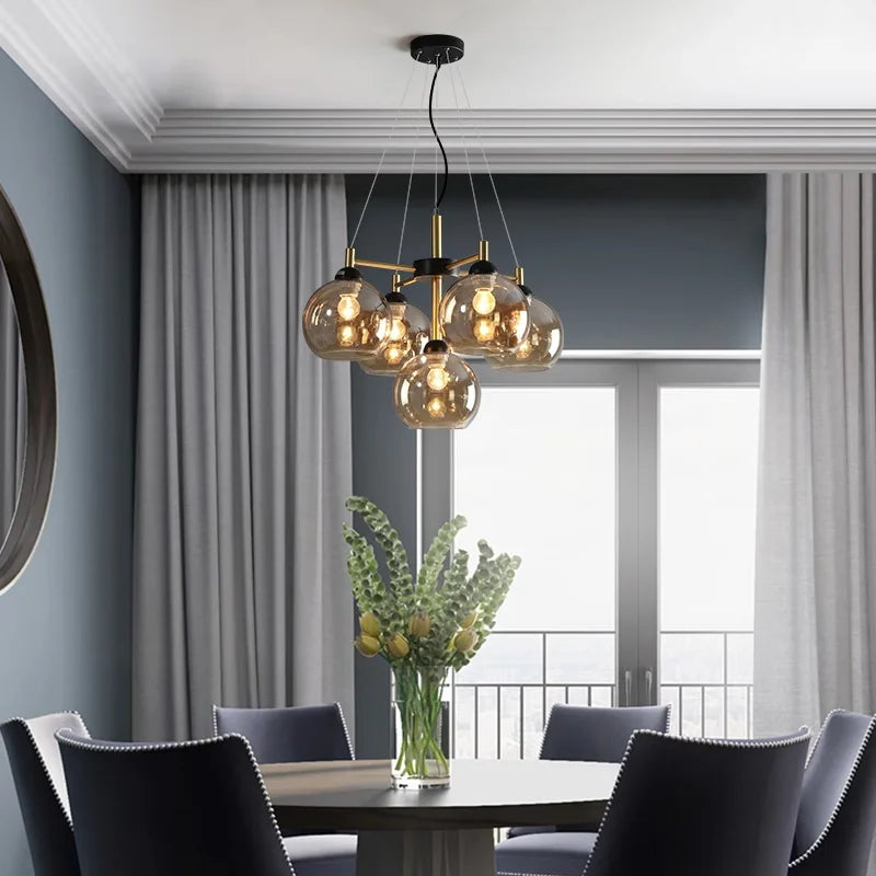 Modern LED Chandeliers for Living & Dining Room - Afralia™ Indoor Pendant Lighting