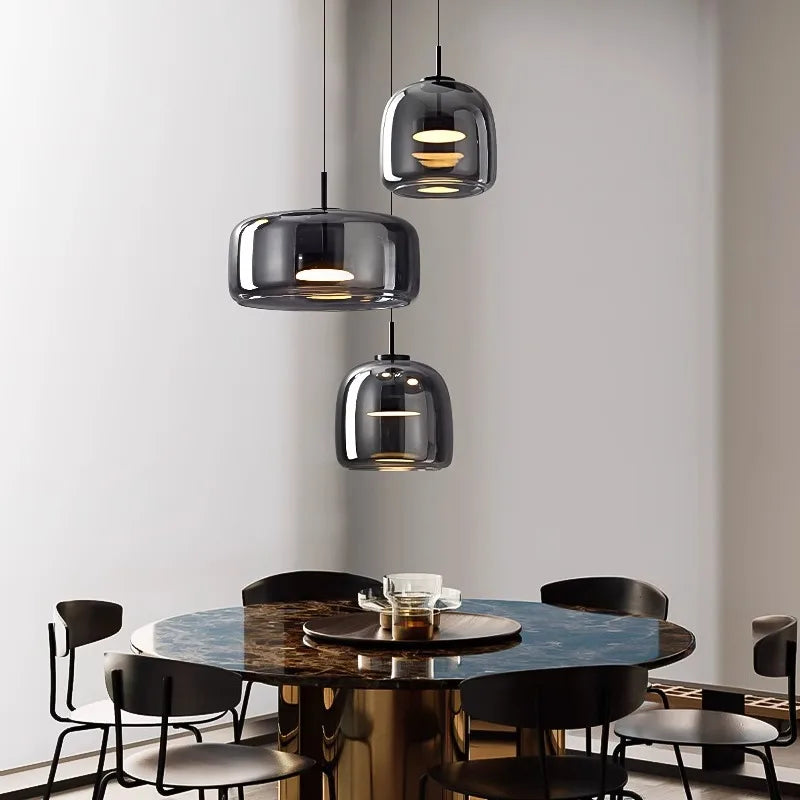 Afralia™ Modern LED Pendant Light Chandeliers for Living Room and Dining Room