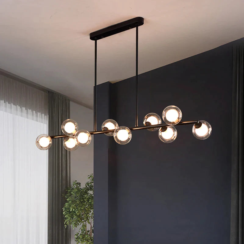 Afralia™ Bubble Ball LED Hanging Chandelier: Modern Nordic Magic Bean Design with G9 Lights