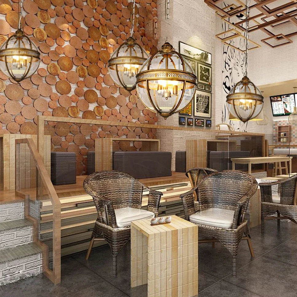 Afralia™ LED Black Bronze Globe Pendant Lamp: Retro American Style for Dining Room Luminaire