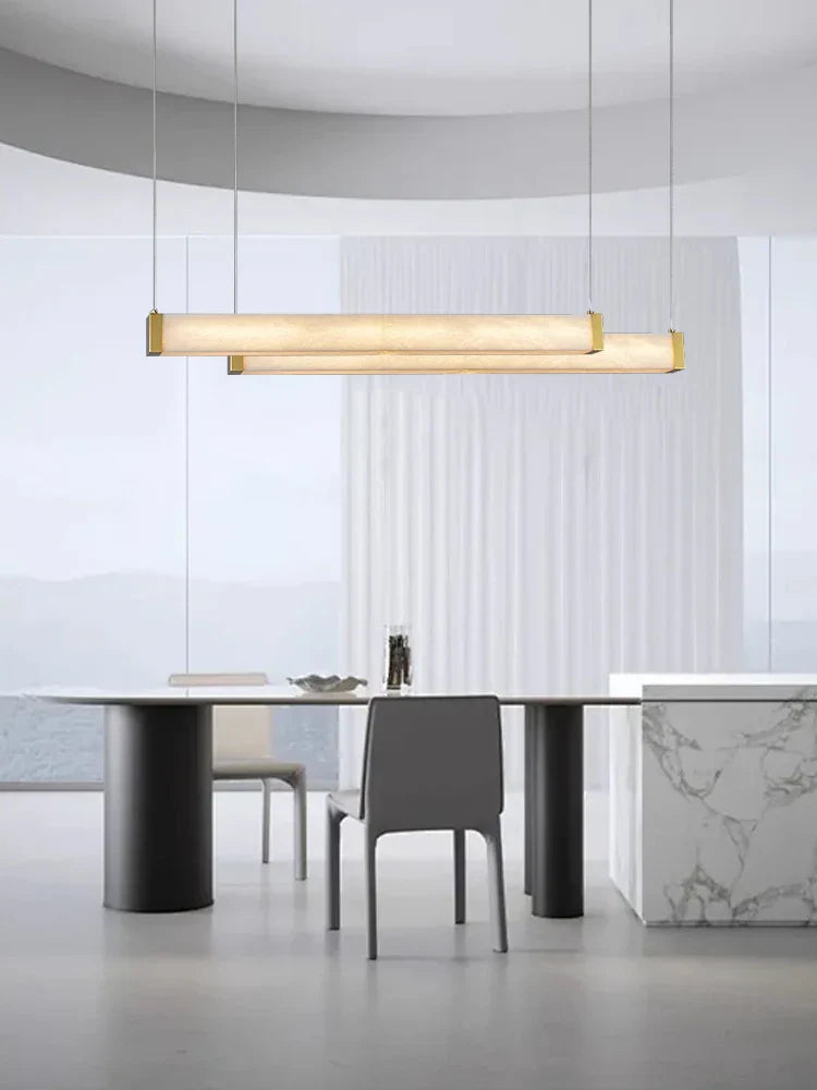 Afralia™ Spanish Natural Lucite Pendant Lighting, Luxury Indoor Adjustable Fixtures