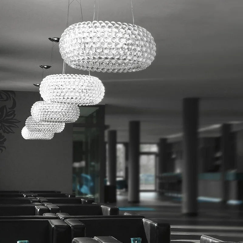 Afralia™ Crystal Pendant Lamp for Nordic Style Living Room and Bedroom