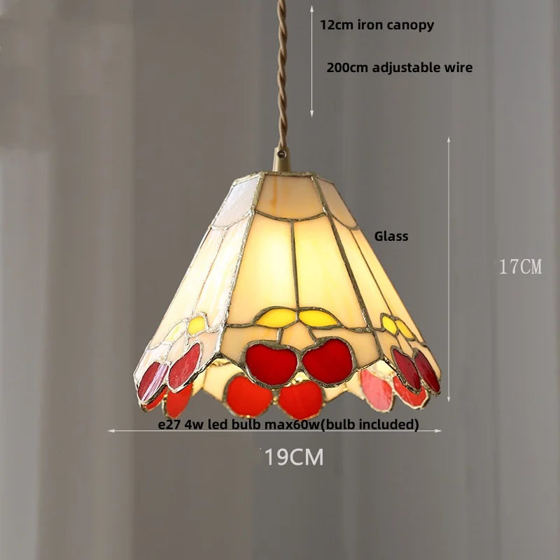 Afralia™ Crown Diamond Glass Pendant Lamp, LED Modern Hanging Light