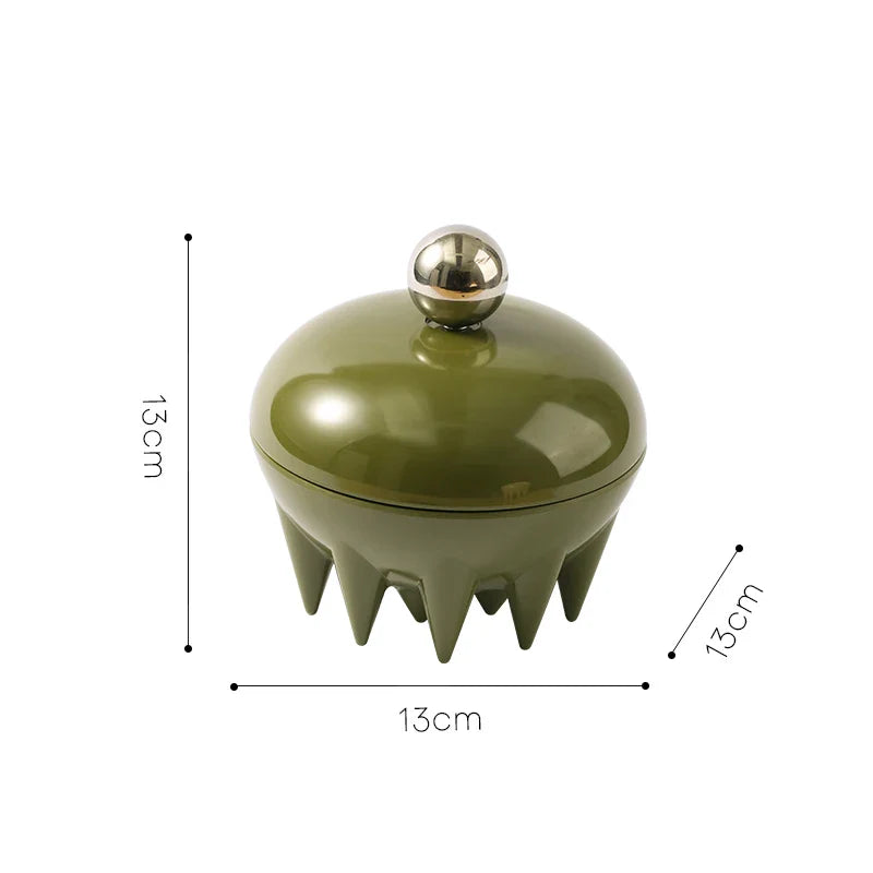 Afralia™ Octopus Ceramic Fruit Bowl & Storage Jar with Lids