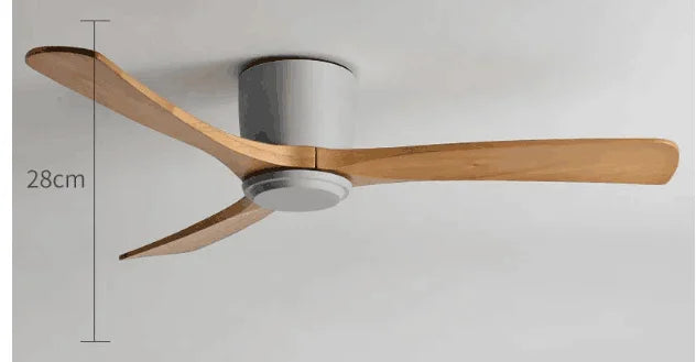 Afralia™ Modern Ceiling Fans 36-56" with DC Motor, Reversible Blades, Remote Control & LED
