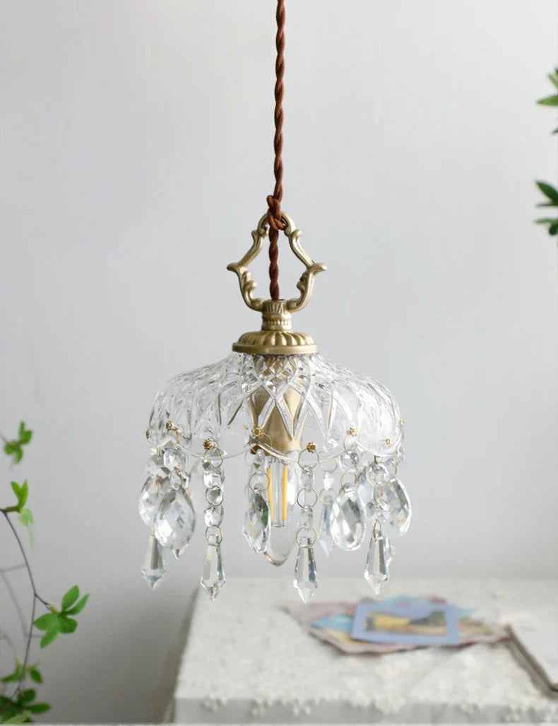 Afralia™ Medieval Crystal Wall Lamp Luxury Glass Ceiling Lights