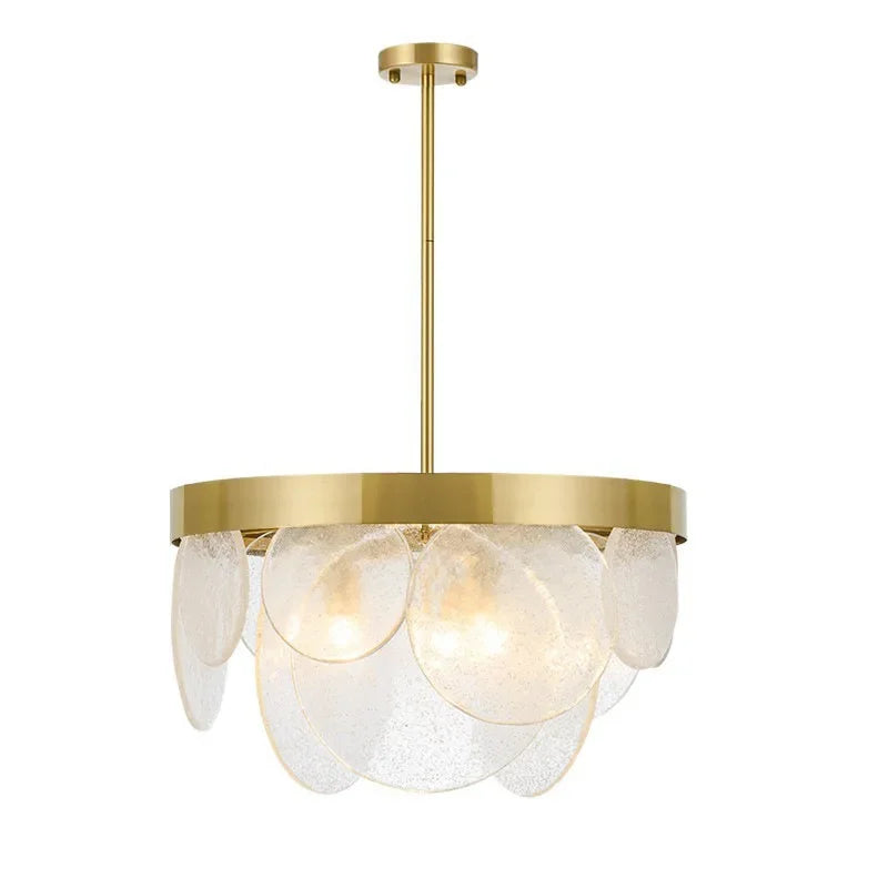 Afralia™ LED Bubble Glass Ceiling Chandelier Light Fixture for Dining Kitchen Bedroom