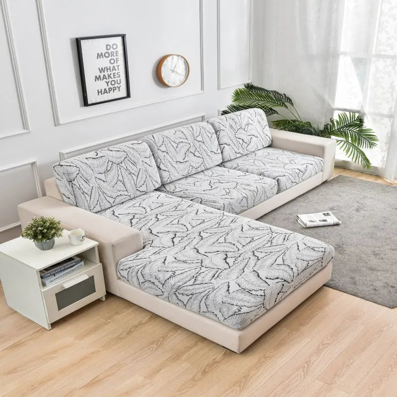 Afralia™ Premium Jacquard Chenille Sofa Seat Covers - Stretchy & Thick Loveseat Protector