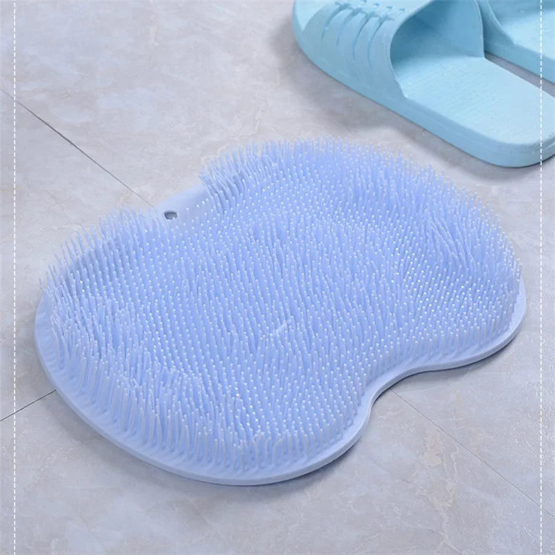 Afralia™ Silicone Massage Shower Mat with Suction Cups