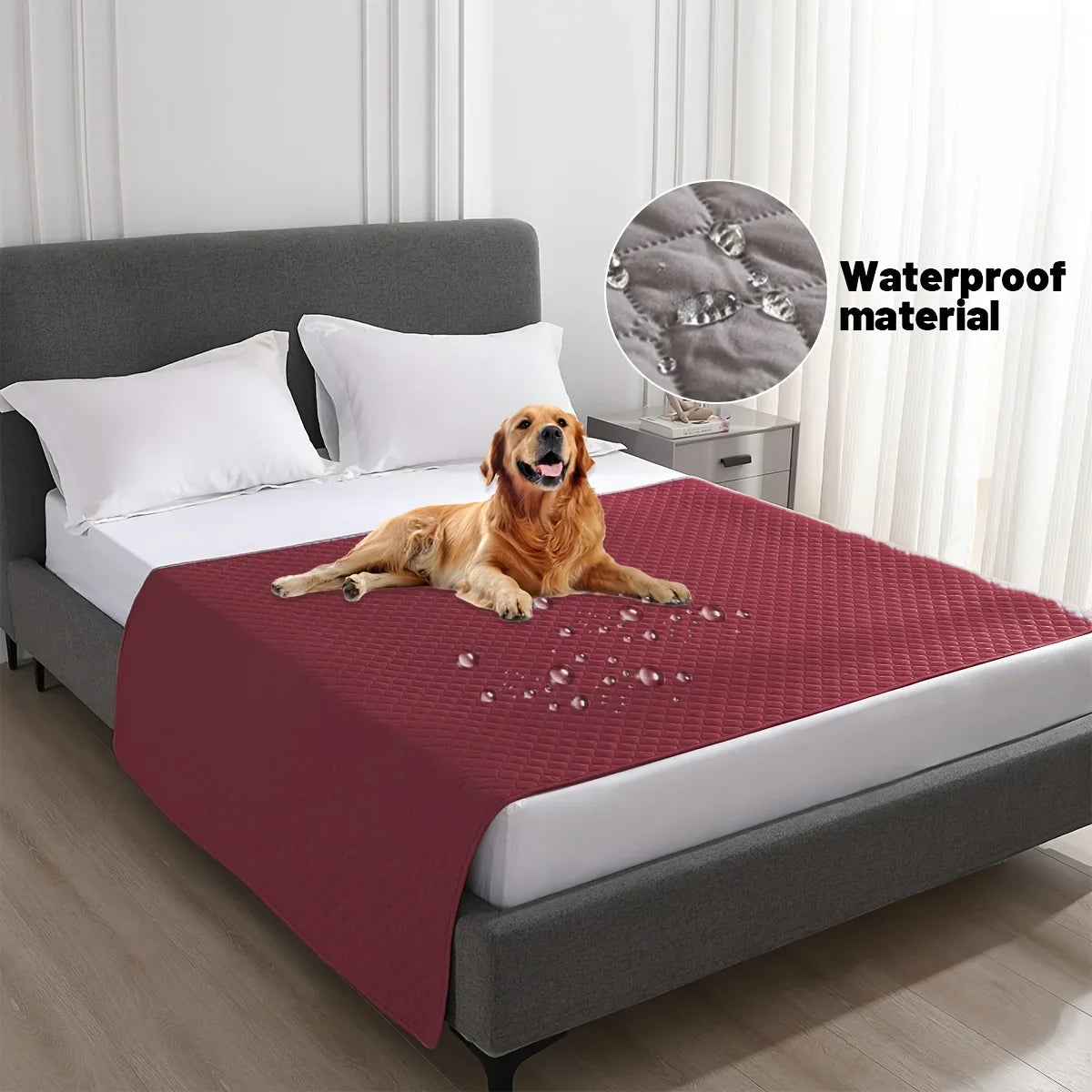 Afralia™ Dog Bed Cover: Waterproof & Non-Slip Pet Blanket for Furniture & Car
